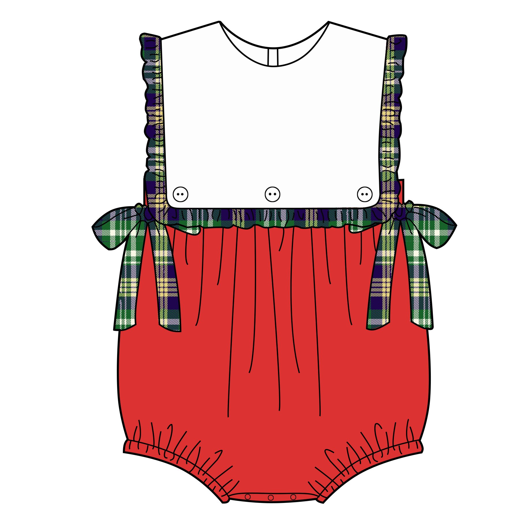 New Arrival Monogram baby girls' clothing sets wholesale newborn baby gingham kids girl bubble romper