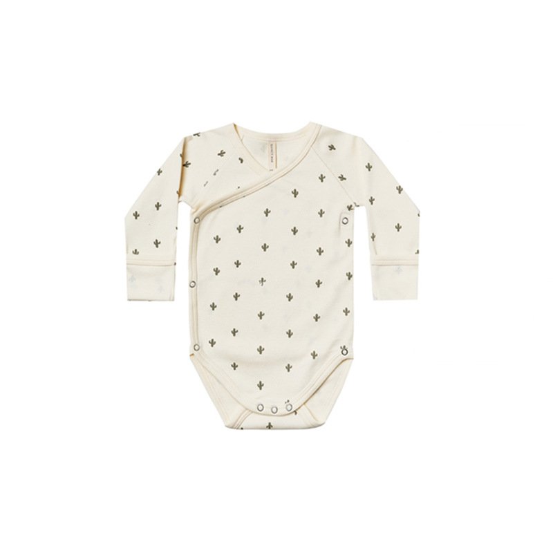 Organic Long Sleeve Romper hot sell cotton baby pajamas Baby Spring clothes