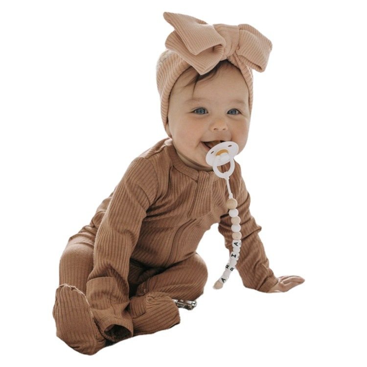 Spring And Autumn Newborn Boys' Bodysuit Long Sleeve Infant Jumpsuits 100% Cotton Baby Clothes
