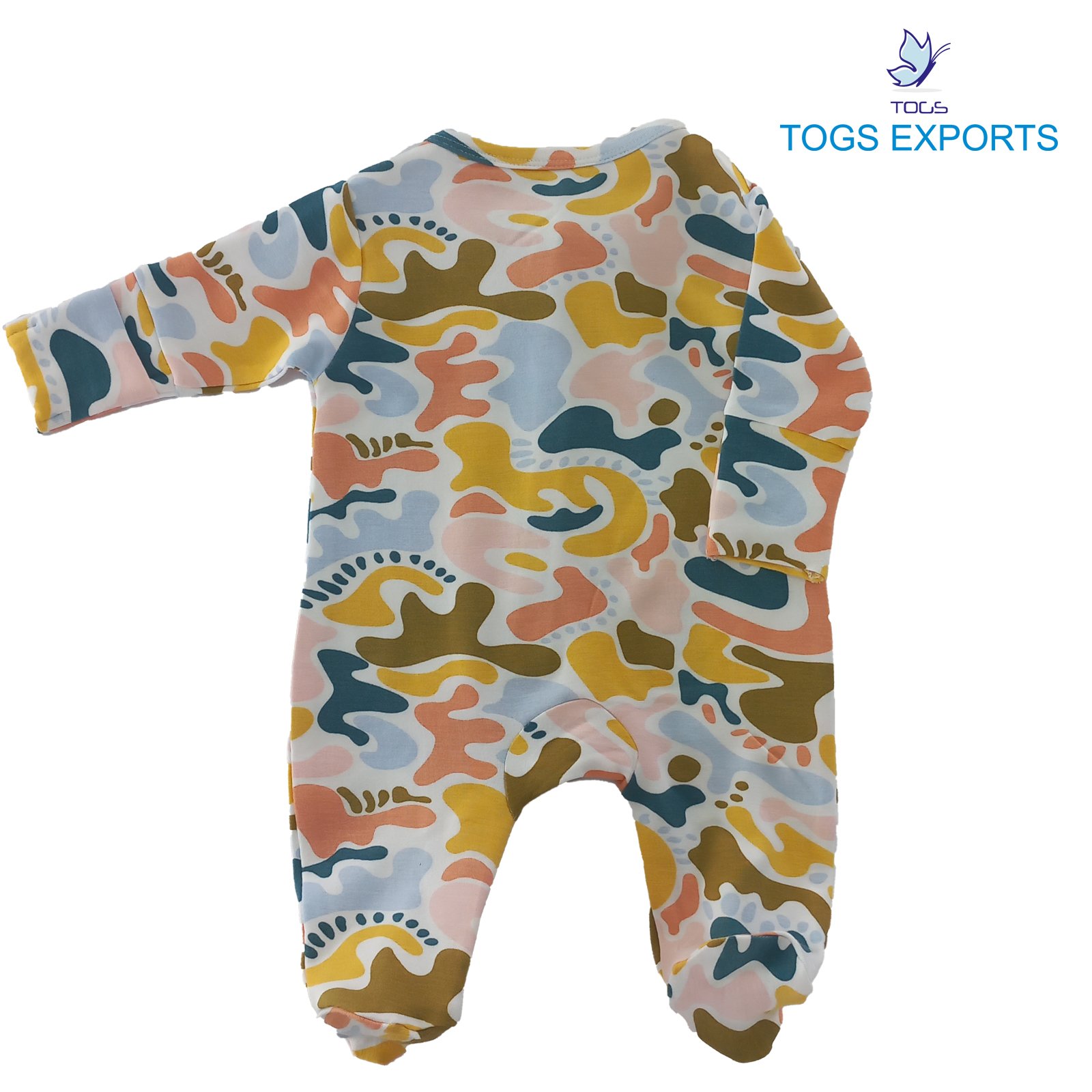 baby bamboo zipper romper footie baby romper footie baby rompers anti-skid footie for newborn infant