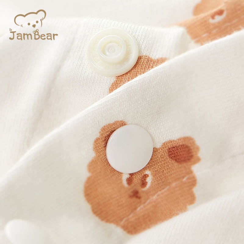Long Sleeve Organic 100% Cotton Newborn Infant New born Baby Clothes Girl Jumpsuit Romper Sleepwear Pajamas