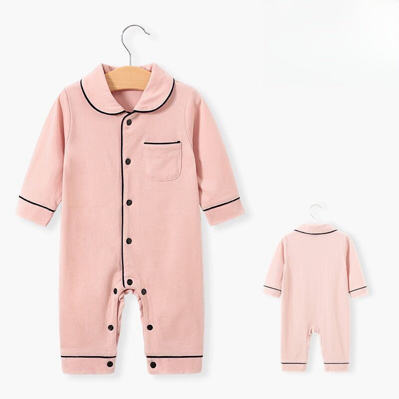 Wholesale 100% Cotton Baby Rompers Long Sleeve Baby Jumpsuit Spring Summer Romper