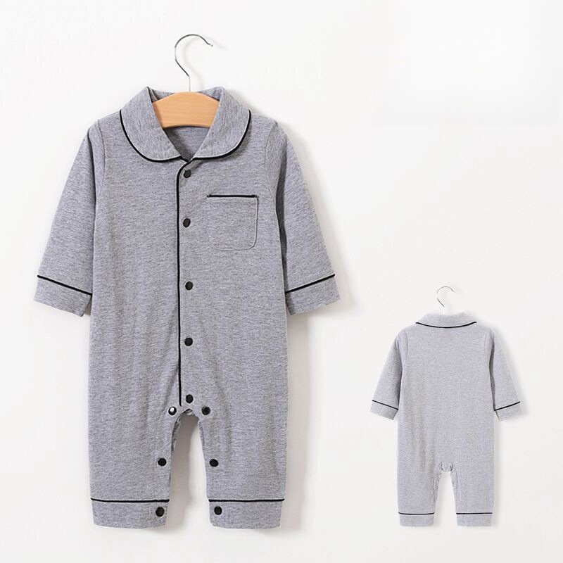 Wholesale 100% Cotton Baby Rompers Long Sleeve Baby Jumpsuit Spring Summer Romper