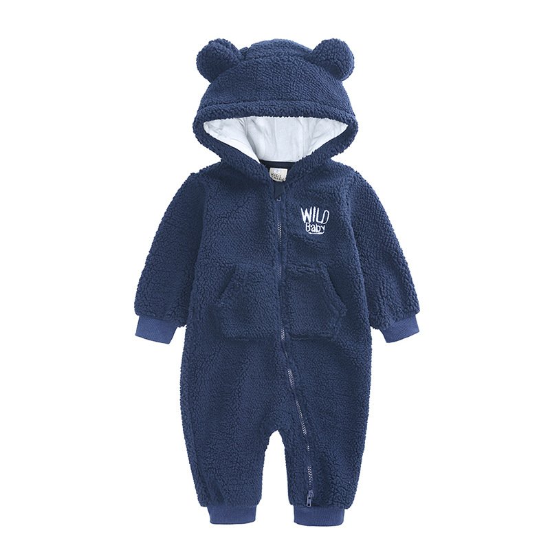 Baby Cartoon Romper Newborn Hooded Infant Clothing Boys Girls Pajamas Animal Onesie Jumpsuit Panda Costumes Flannel Baby Rompers