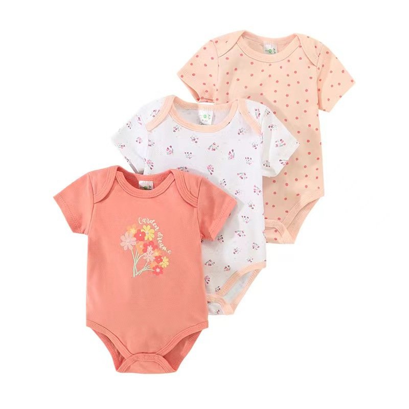 Unisex Baby Romper 100% Cotton Onesie with Cartoon Pattern Winter and Summer Season Clothing Size 2T