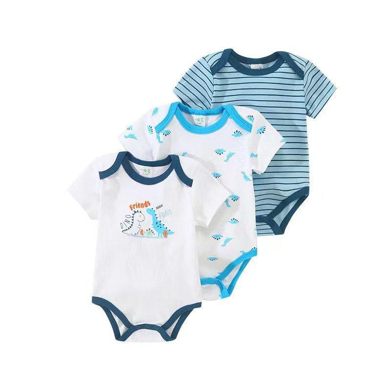 Unisex Baby Romper 100% Cotton Onesie with Cartoon Pattern Winter and Summer Season Clothing Size 2T