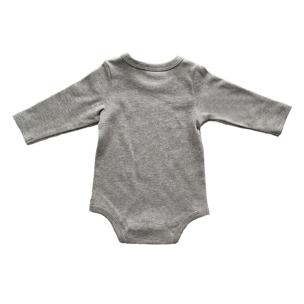 Wholesale infant toddler unisex cotton baby bodysuits jumpsuit blank long sleeve baby rompers newborn onesies baby clothes