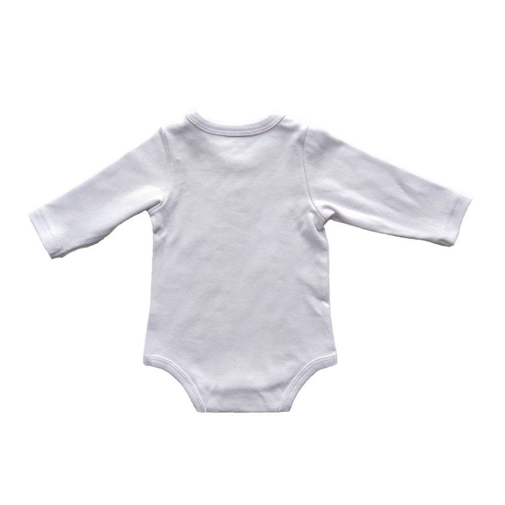 Wholesale infant toddler unisex cotton baby bodysuits jumpsuit blank long sleeve baby rompers newborn onesies baby clothes