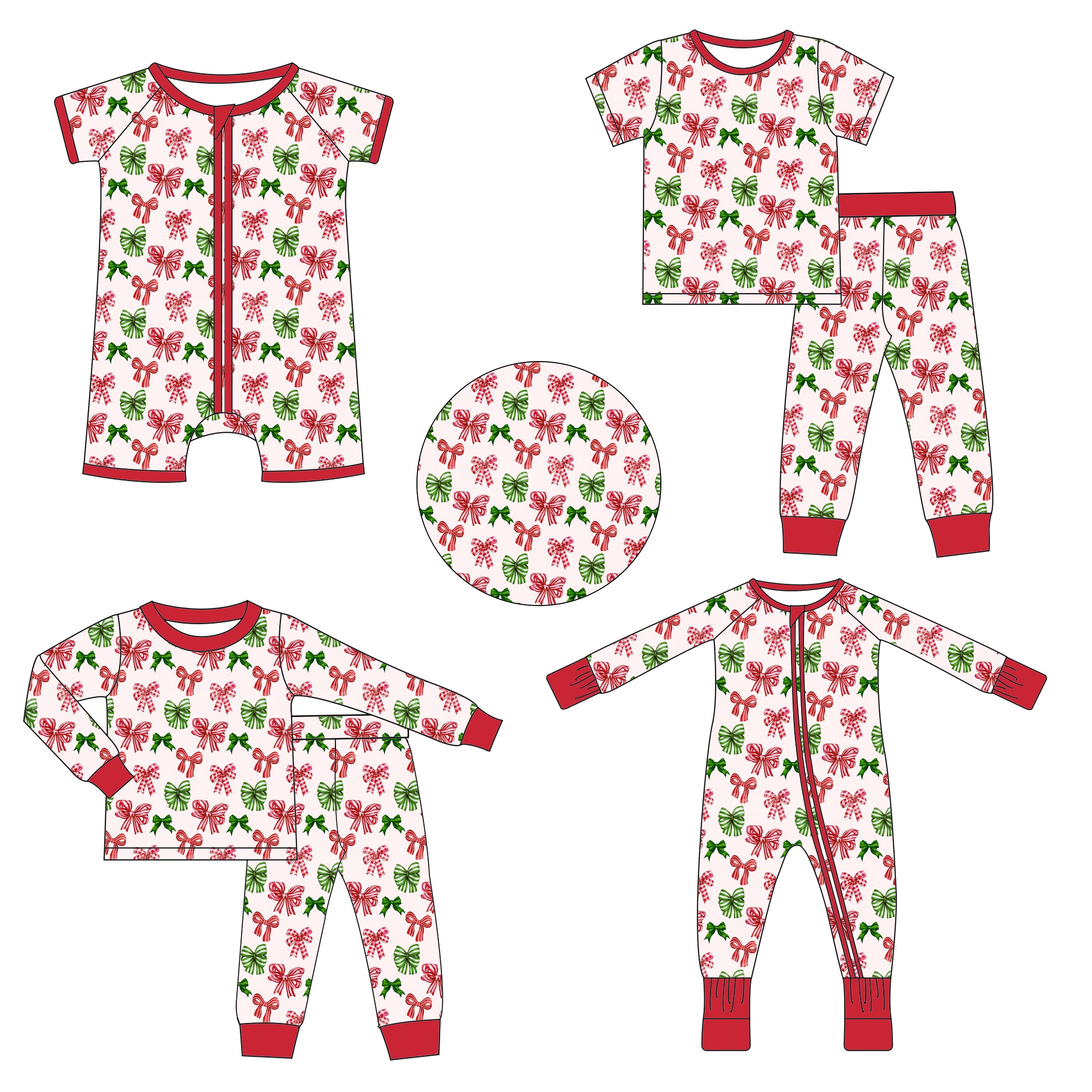 Solid Soft Summer Double Way Zipper Bamboo Baby Onesie Long Sleeve Infant Baby Rompers