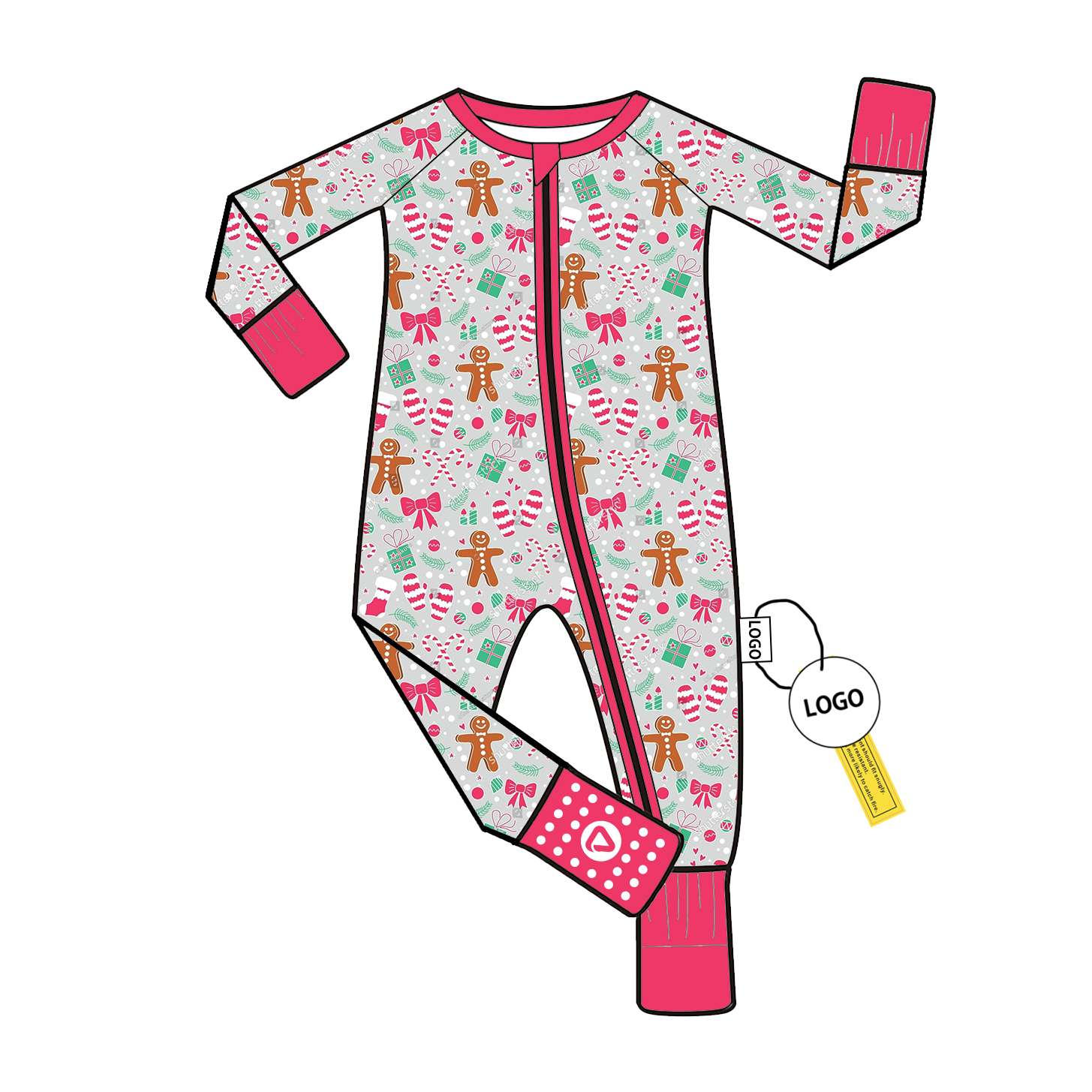 Eco Friendly Bamboo Toddler Romper with Folded Feet for Infants Custom Pattern High Quality Soft Comfortable Onesie and Bodysuit