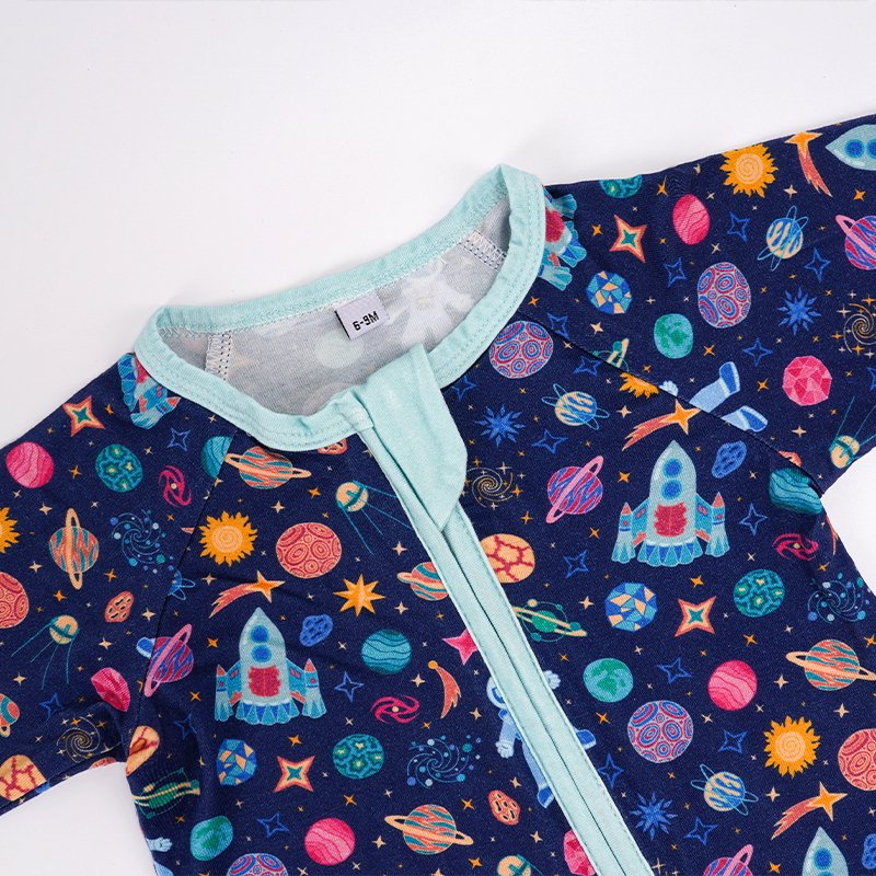 Organic baby romper jumper baby custom baby onesie bamboo newborn sleepsuit Eco friendly infant clothes newborn sleeper factory