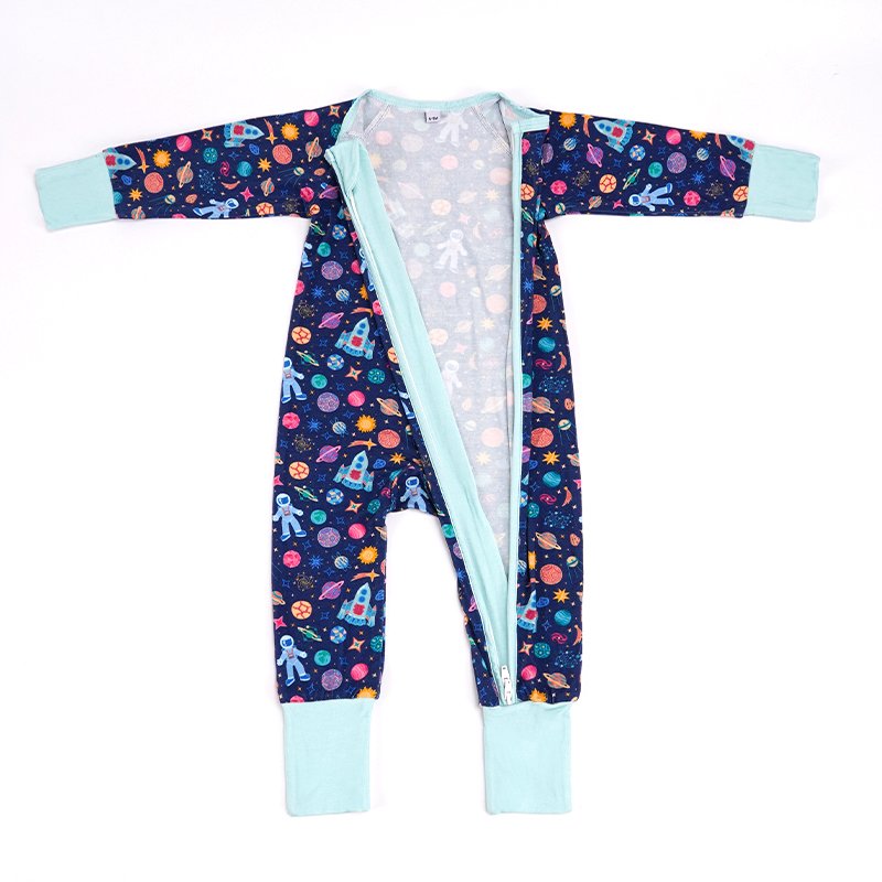 Organic baby romper jumper baby custom baby onesie bamboo newborn sleepsuit Eco friendly infant clothes newborn sleeper factory