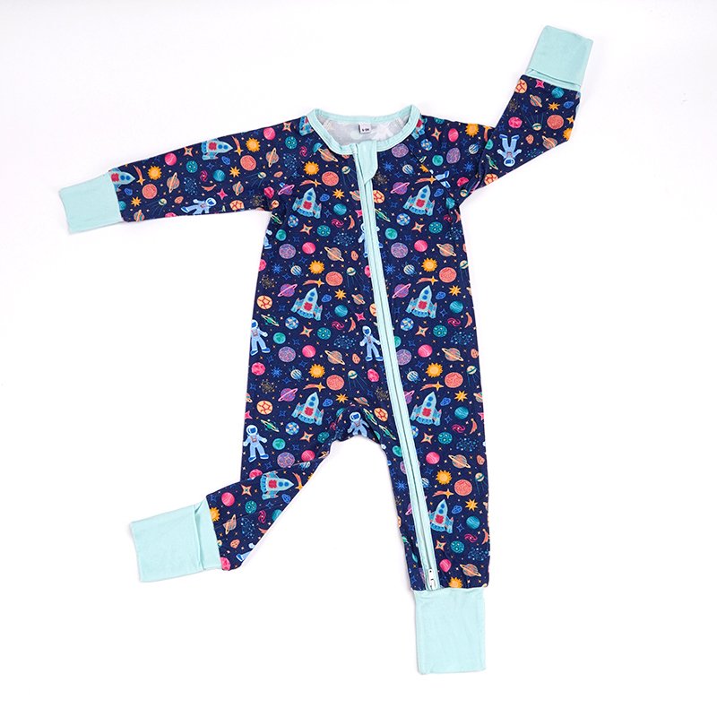 Organic baby romper jumper baby custom baby onesie bamboo newborn sleepsuit Eco friendly infant clothes newborn sleeper factory
