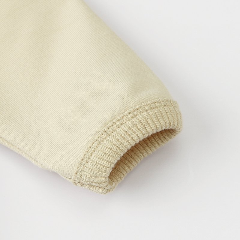 2024 Hot Sales Custom Label Baby Clothes Solid Color Baby Jumpsuit Long Sleeve Autumn Infant Newborn Romper