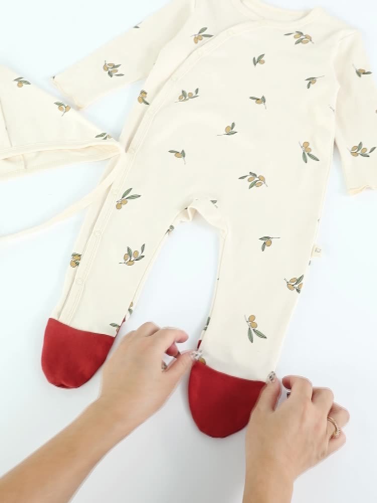 Wholesale 95% cotton 5% spandex baby winter romper set baby romper baby clothes soft stylish