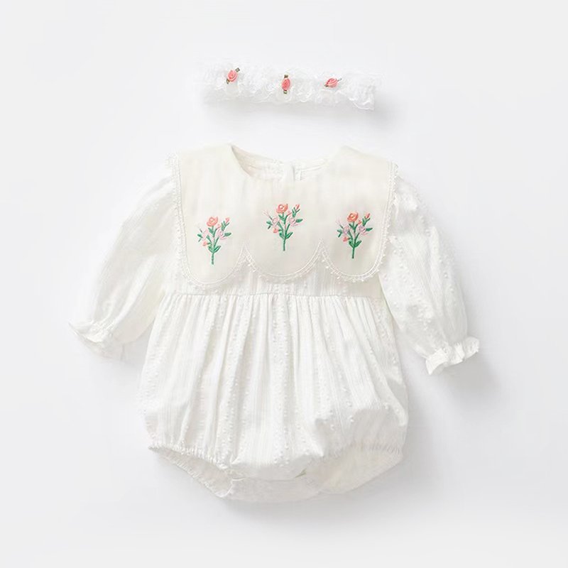 High Quality Long Sleeve New Born Baby Rompers Girl Muslin Cotton Summer Clothes Romper For 0 3 Months