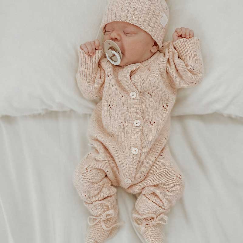 Engepapa Custom Logo Winter Newborn Baby Knit Sweater Playsuit Infant Knitted Sweater Romper Kids Girl Solid Color Bodysuit