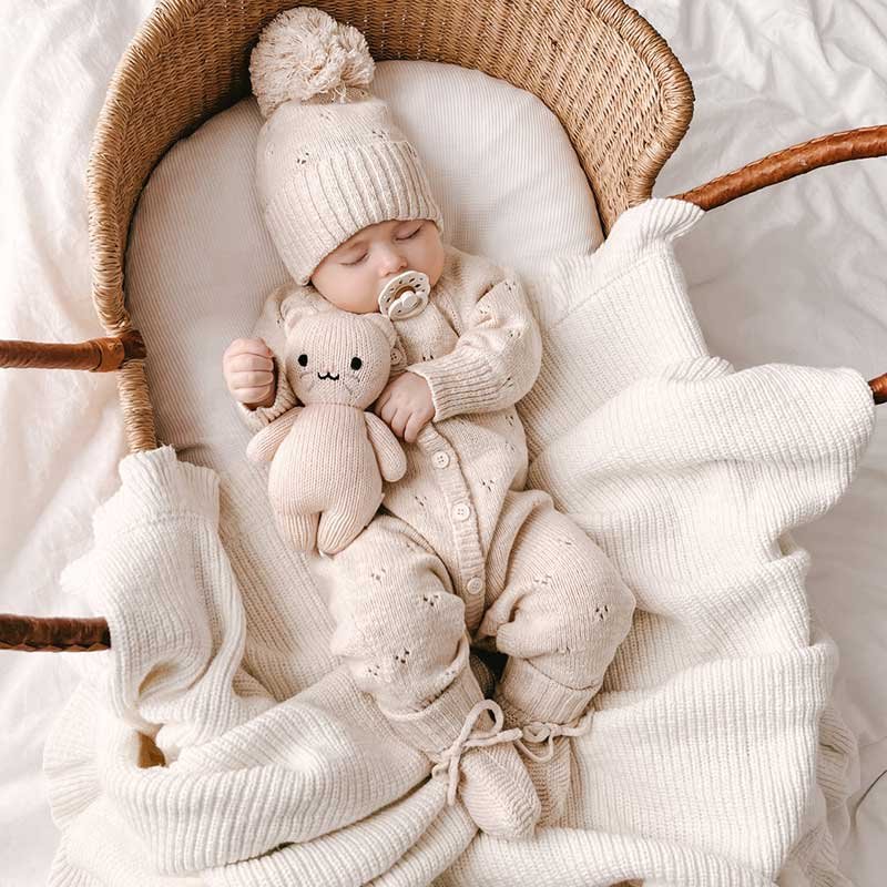 Engepapa Custom Logo Winter Newborn Baby Knit Sweater Playsuit Infant Knitted Sweater Romper Kids Girl Solid Color Bodysuit
