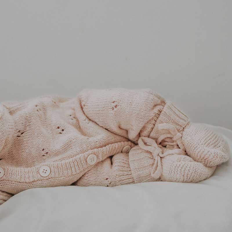 Engepapa Custom Logo Winter Newborn Baby Knit Sweater Playsuit Infant Knitted Sweater Romper Kids Girl Solid Color Bodysuit