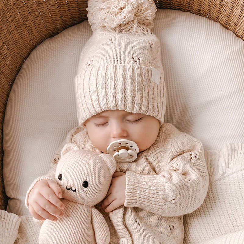 Engepapa Custom Logo Winter Newborn Baby Knit Sweater Playsuit Infant Knitted Sweater Romper Kids Girl Solid Color Bodysuit