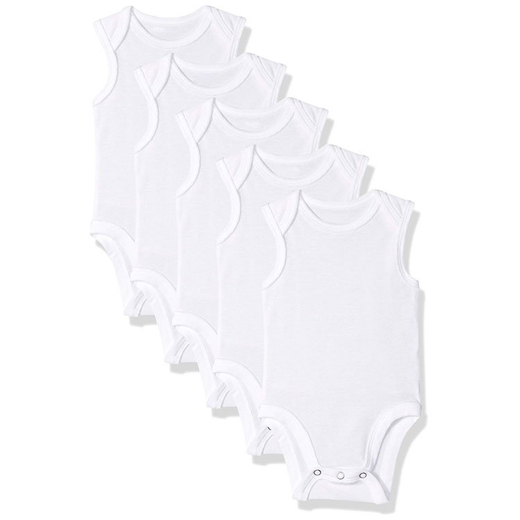 Newborn Summer Jumpsuits 100% Cotton Printed Baby Rompers Soft Comfortable Sleeveless Baby Clothes