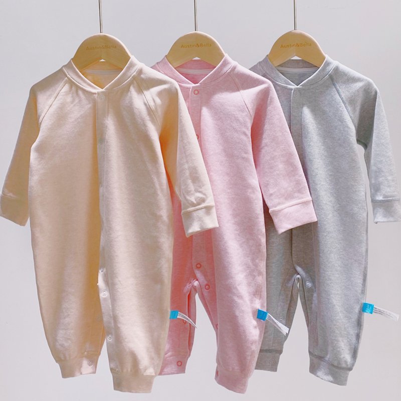AustinBella/Wholesale boutique baby boys' rompers pure cotton newborn baby boy clothes