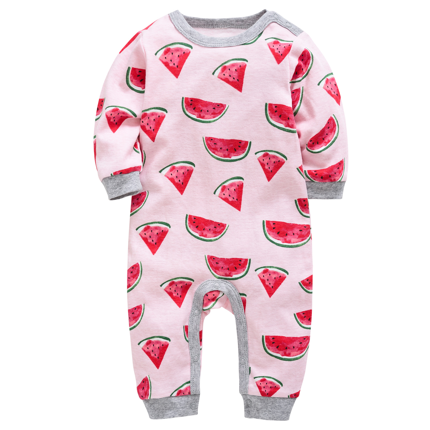 Unisex 100% Cotton Ins Hot Sale Children's Clothes Knitted Long Sleeve Baby Romper