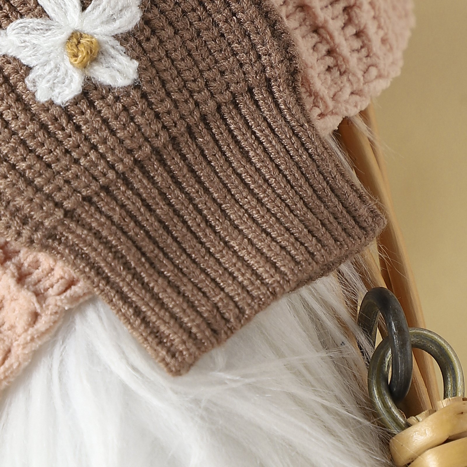 Flower Embroidered Knitted Baby Sweater Bubble Jumpsuit Bulk Heavy Plain Long Sleeve Autumn Winter Baby Romper