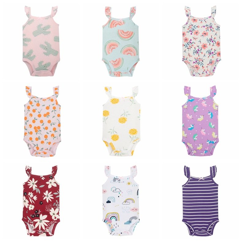 New born baby clothes sets 0-3 months cotton baby romper bodysuit for girls