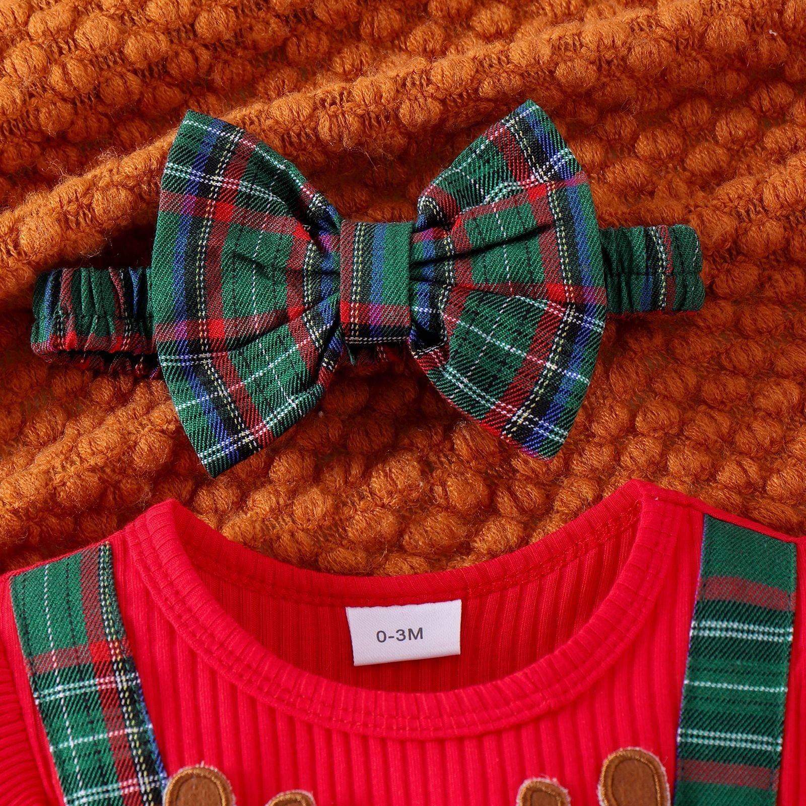 0-18M Christmas Gifts O-Neck Fly Sleeve 3D Cartoon Multi-color Baby Clothes New Year Xmas Christmas Kids Clothing Baby Rompers