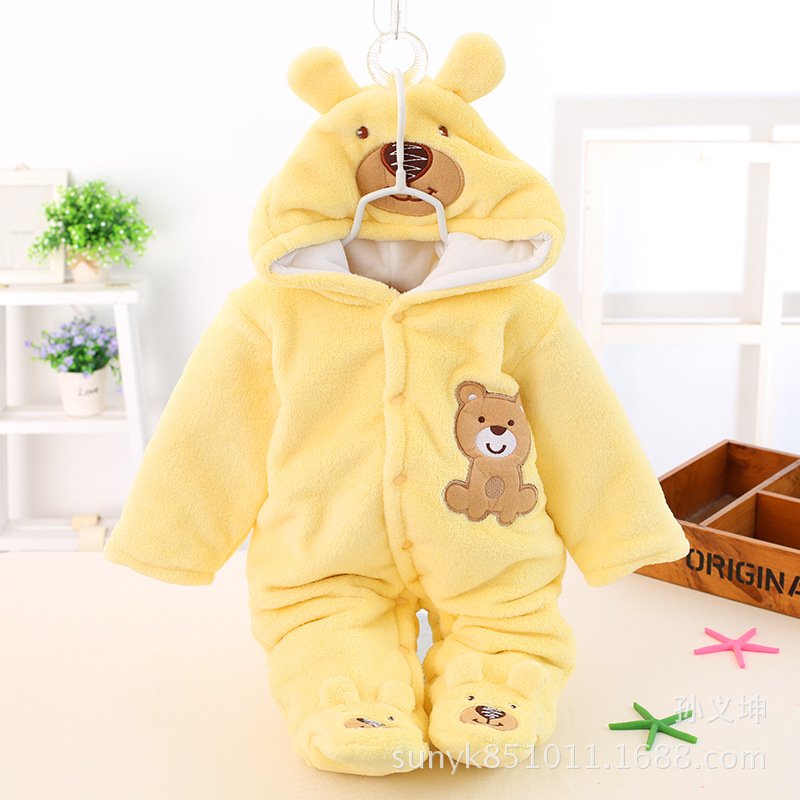 High Quality Baby Clothing 100% Cotton Wholesale Long Sleeve Jumpsuit Newborn Baby Clothes Winter Infant Romper