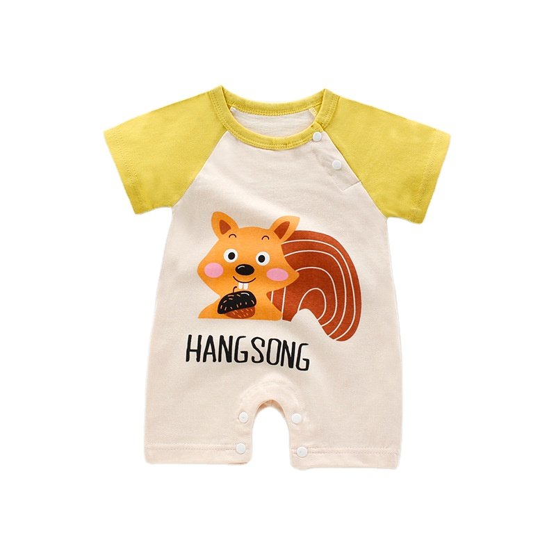 Customization Baby unisex cotton summer baby clothes comfortable baby jumpsuits newborn rompers