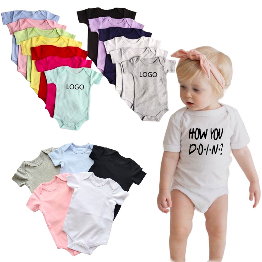 Winter Baby Clothes Custom Logo Plus Size Button Ribbed Coverall Baby Jumpsuit Toddlers Clothes Newborn Rompers
