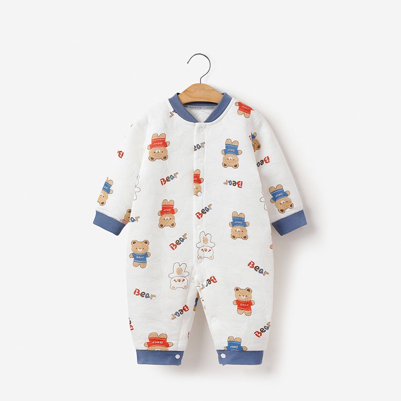 100% Cotton Cartoon Baby Rompers Adorable Bodysuit for Infants and Toddlers