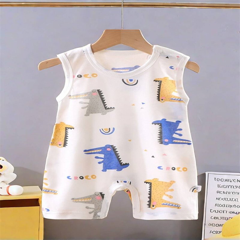 Best Selling 2024 New Born Baby Clothes Bamboo Cotton Pajamas Infant Newborn Baby Romper