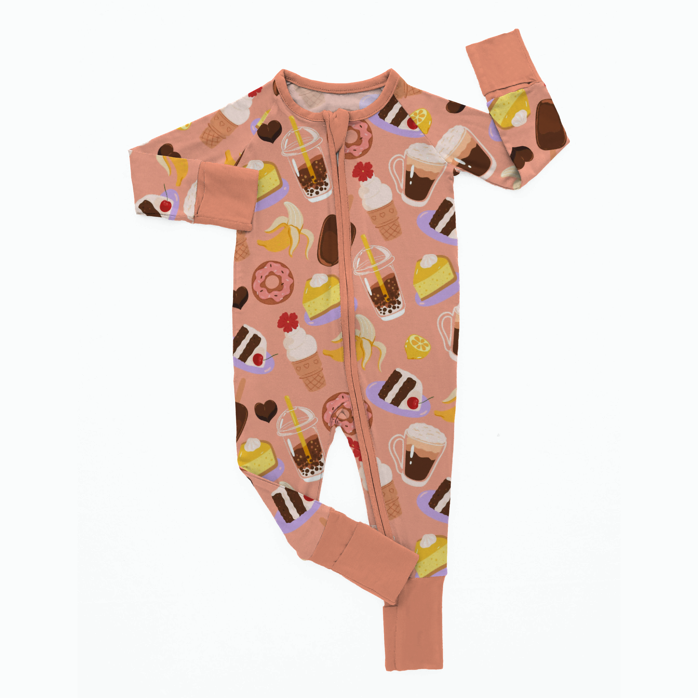 Manufacturer Custom High Quality Double Zipper Infant Bamboo Baby Romper Kids Bamboo Baby Clothes Bamboo Viscose Baby Pajamas