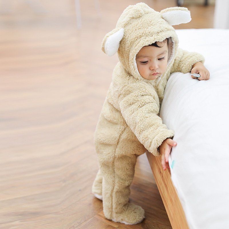 Wholesale Kids Jumpsuits Infant Girls Boys Cosplay Clothes Winter Animal Newborn Baby Rompers