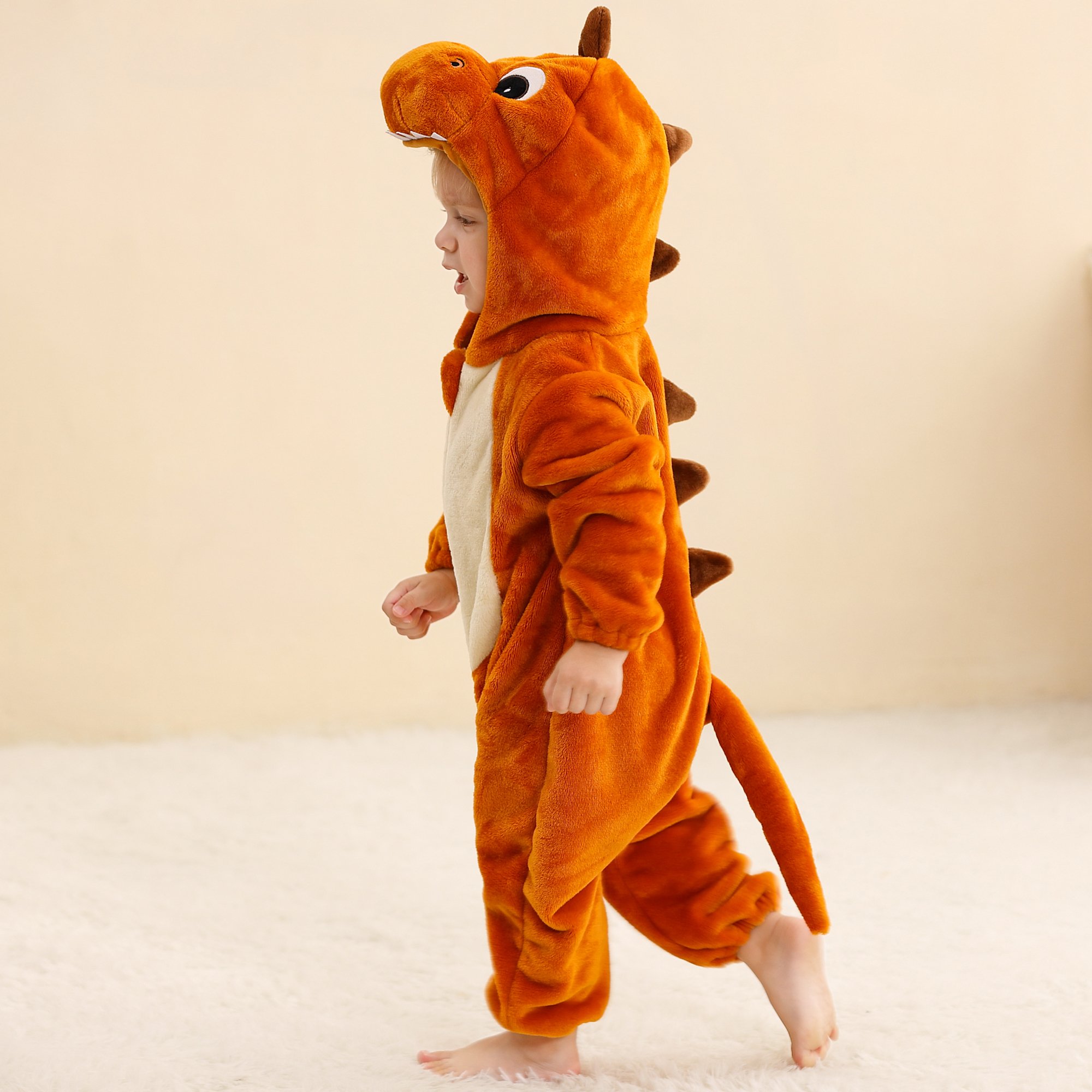 Michley Animal Baby Romper Manufacturer OEM ODM Flannel Material High Quality Repeated Use Babies Jumpsuit Romper