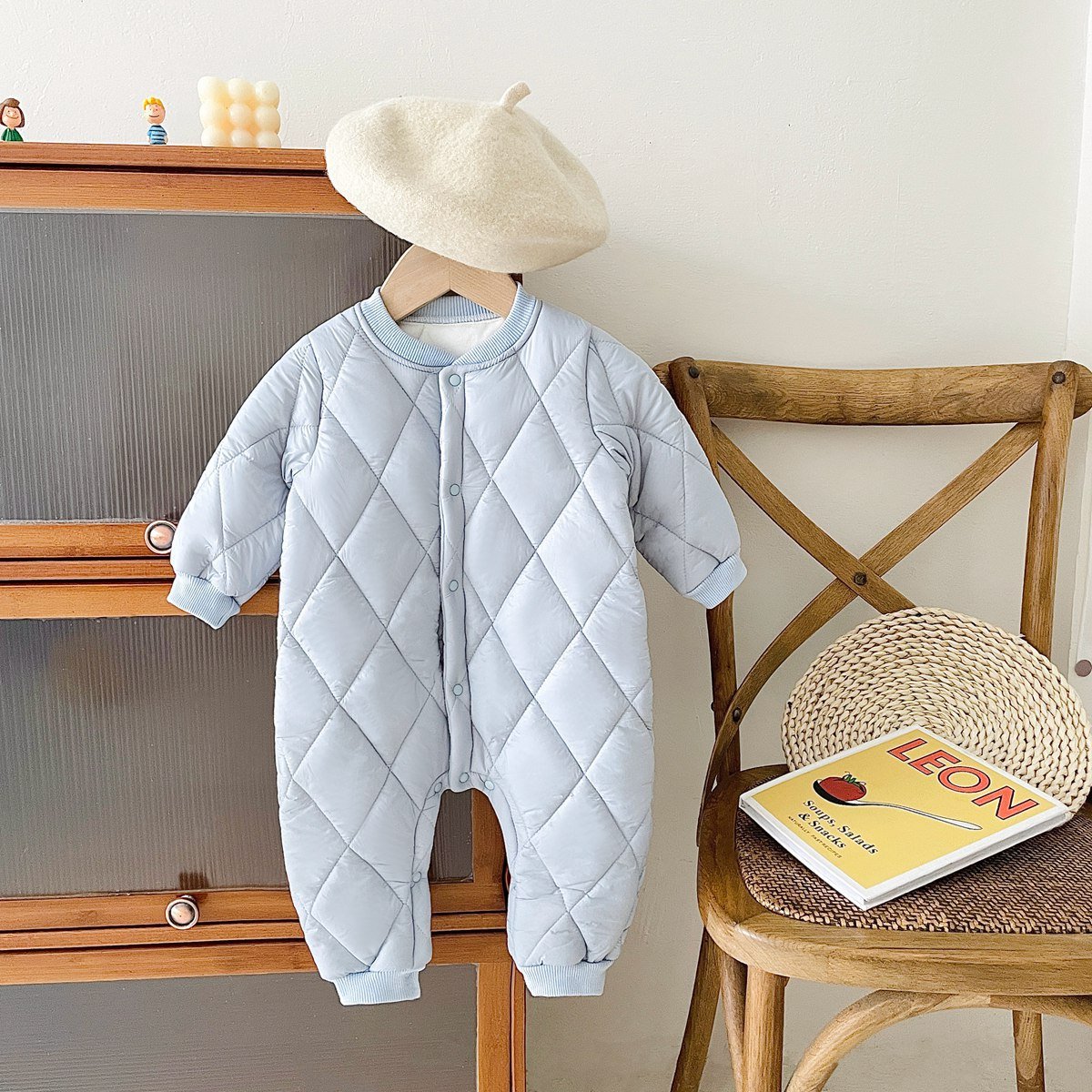 New Fashion Baby Padded Overcoat Wholesale One Piece Jumpsuit Warm Baby Winter Clothes