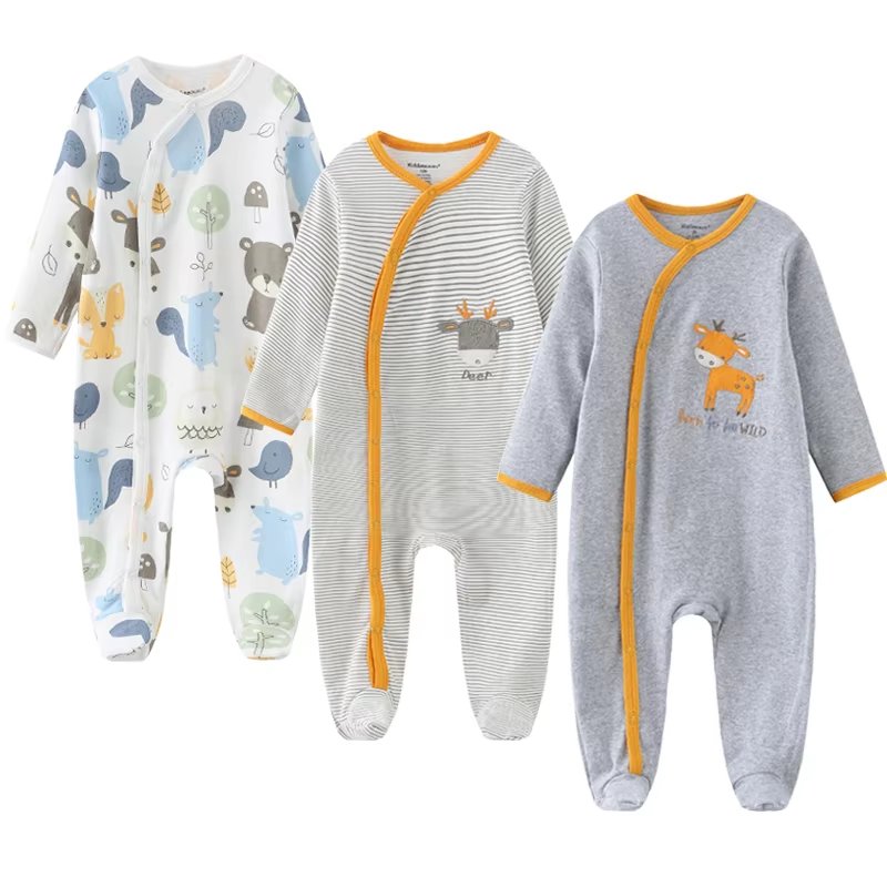 2021 christmas baby romper spring autumn baby sleep wear rompers shipped randomly