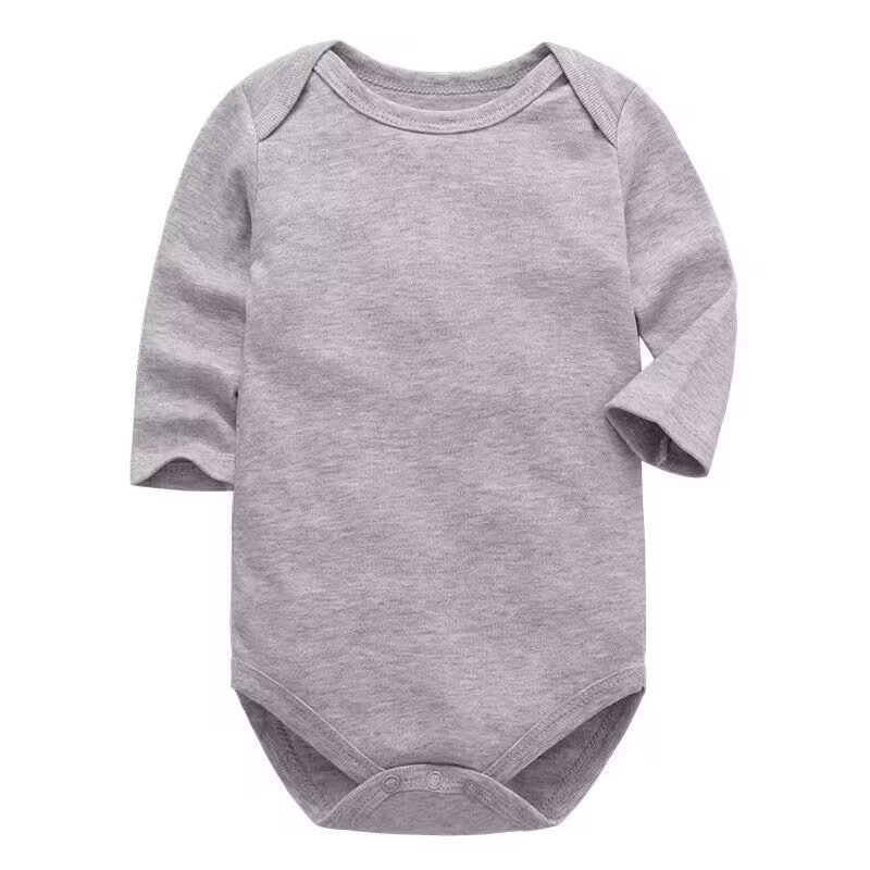 Good Quality Newborn Jumpsuit Hot Sale Soft Comfortable Long Sleeve 100 Organic Cotton Baby Rompers For Boys And Girls