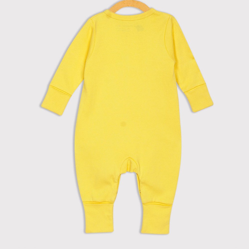 High. Quality Baby 100% cotton romper Summer / New Collection For Baby Rompers / Baby Yellow Solid Pure Organic Cotton Rompers