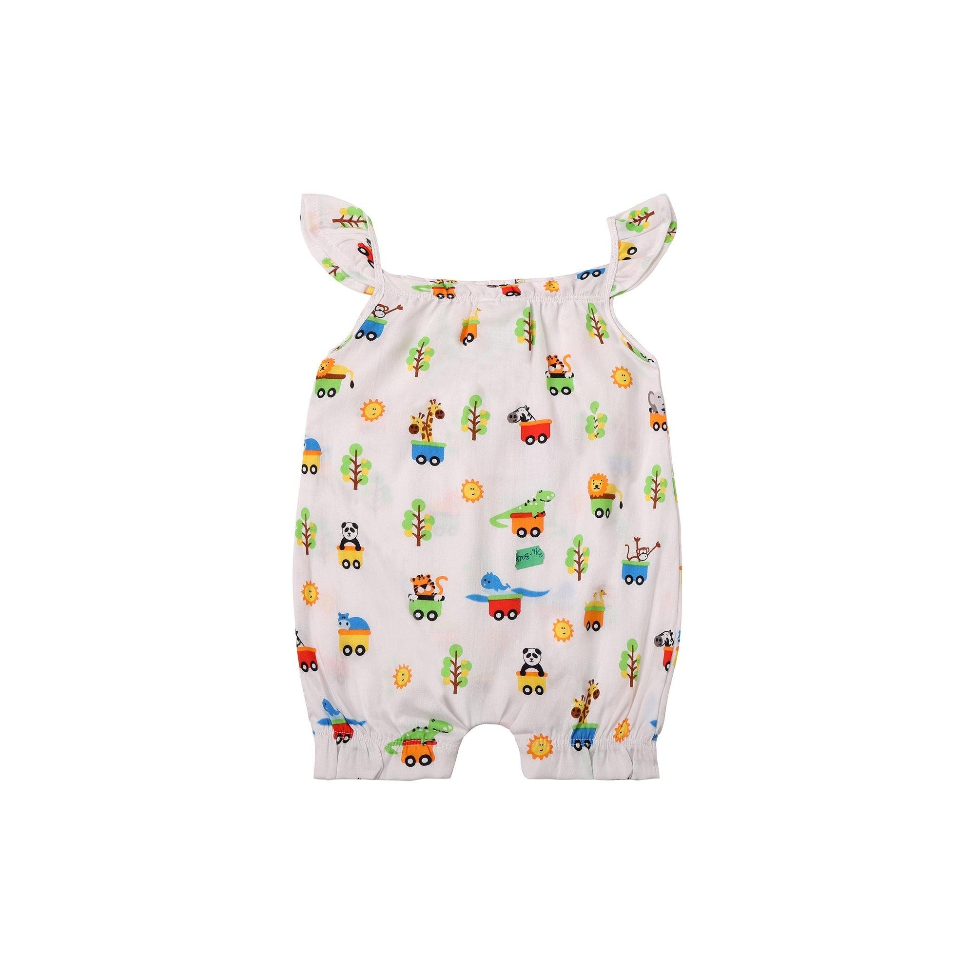 Animal Ride Girls Romper