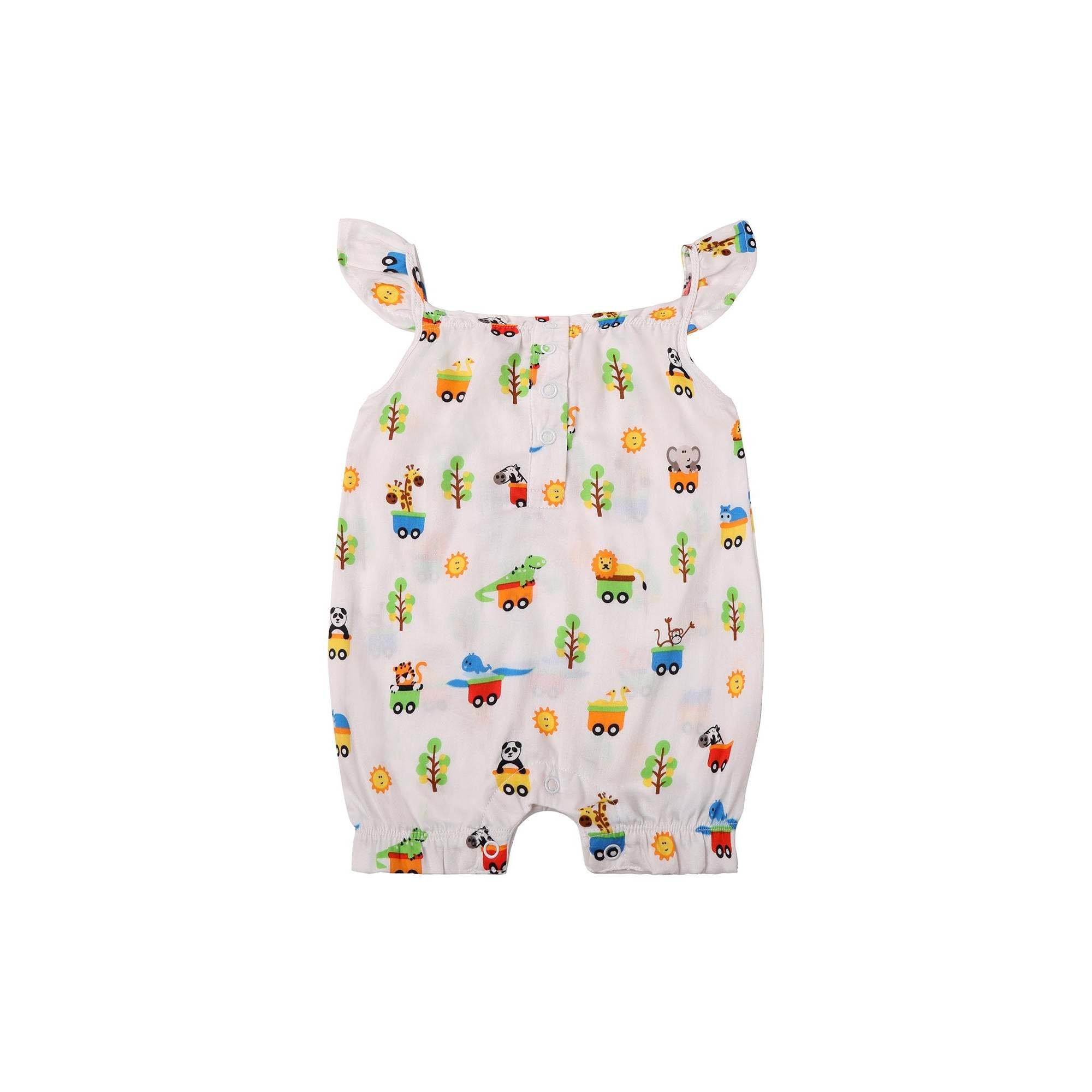 Animal Ride Girls Romper