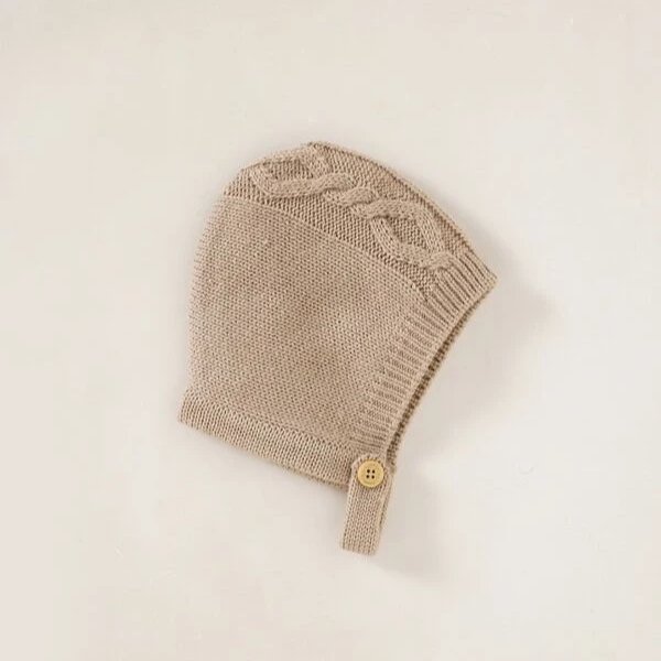 Manufacturers Baby Cable Knit Overall Organic Cotton Knit Baby Romper With Hat