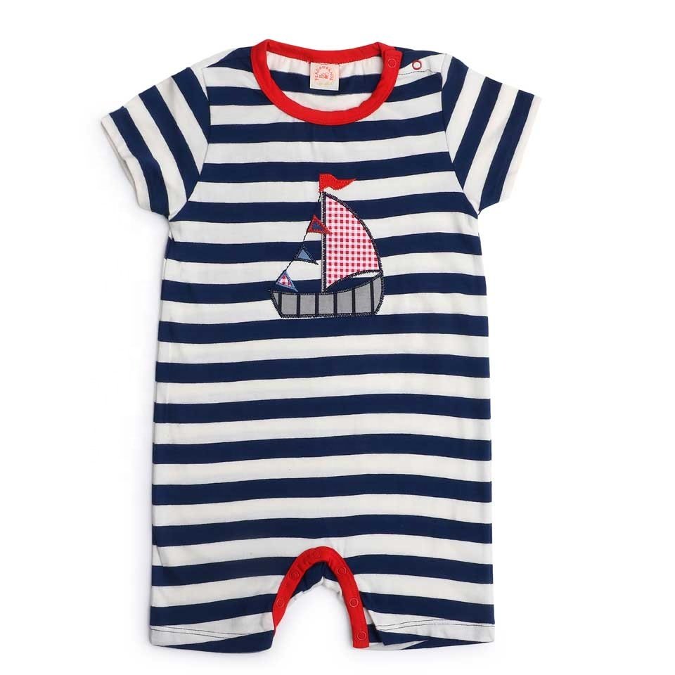 Customized Babies Rompers Ring Spun Combed Cotton Bio washed Soft Premium Quality fabric manufacturer