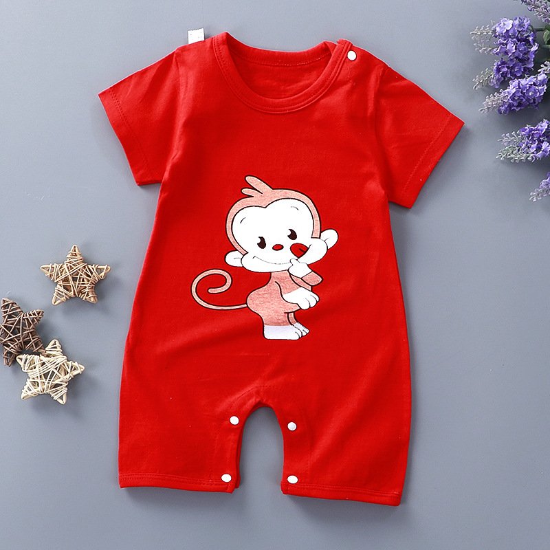 Wholesale New Arrival Cheap Price Newborn Short Sleeve Kids T shirt Clothings Sets Baby Rompers for Boys and Girls