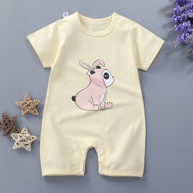 Wholesale New Arrival Cheap Price Newborn Short Sleeve Kids T shirt Clothings Sets Baby Rompers for Boys and Girls