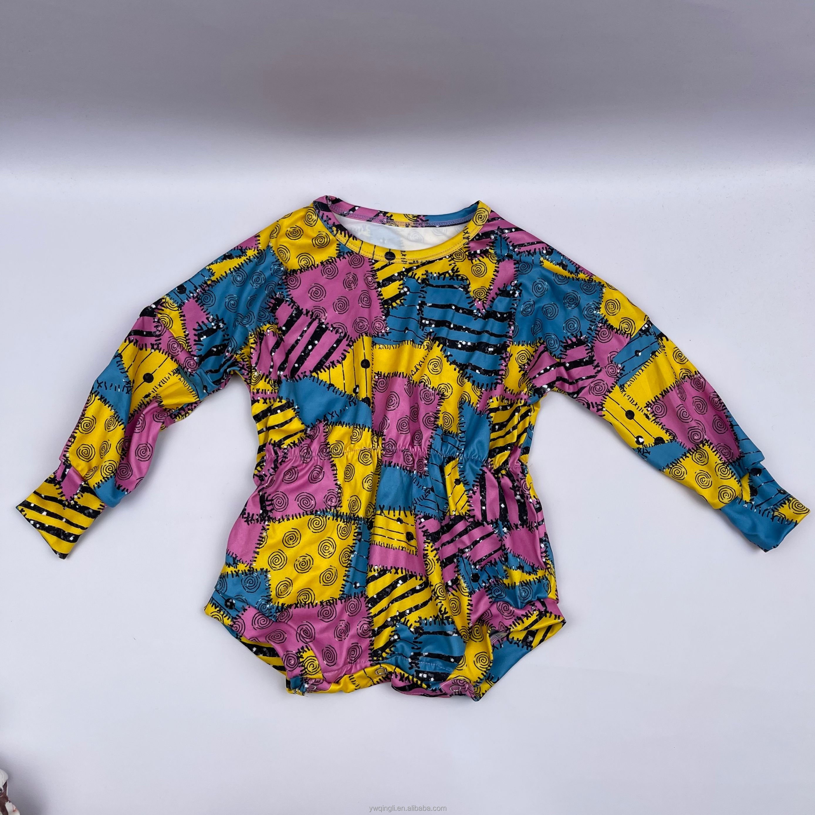 Winter High Quality Long Sleeve Jumpsuit Baby Onesie Fashion Pattern Overall Baby Newborn Romper For Halloween