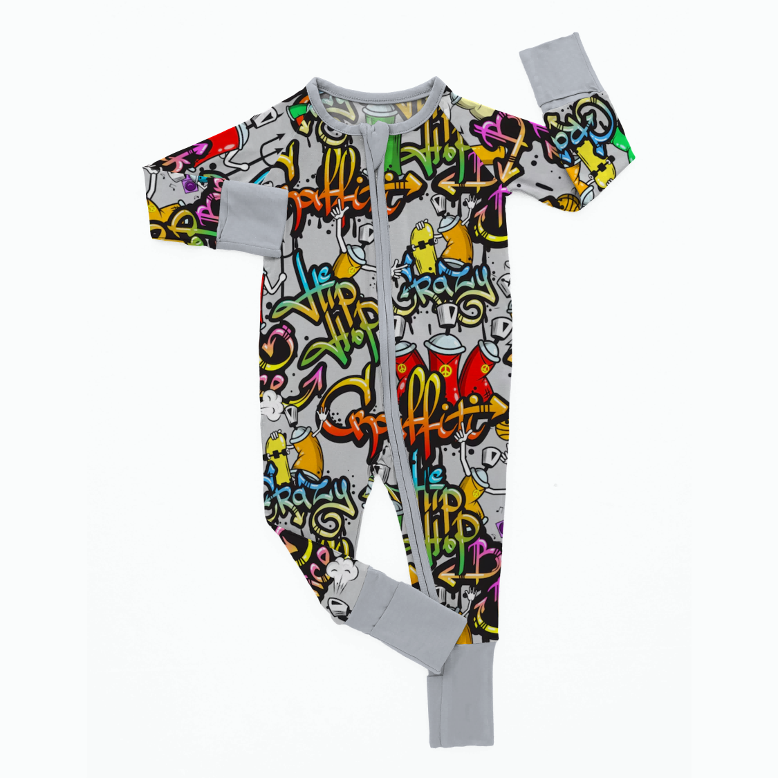 2023 Hot Selling Custom Bamboo Baby Romper Viscose Fabric Footie Bamboo Pajamas Clothes